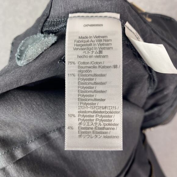 Madewell Womens 31 Kick Out Crop Pants in Dark Pavement - Picture 10 of 10